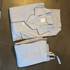 Brooks Brothers Wrinkle-Resistant Broadcloth Pajamas, Size Large